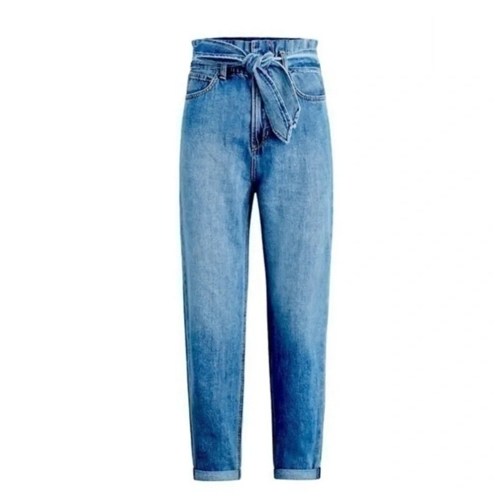 NWT Joe's Jeans Brinkley Paperbag Jeans in Color Alone Together - Picture 3 of 8